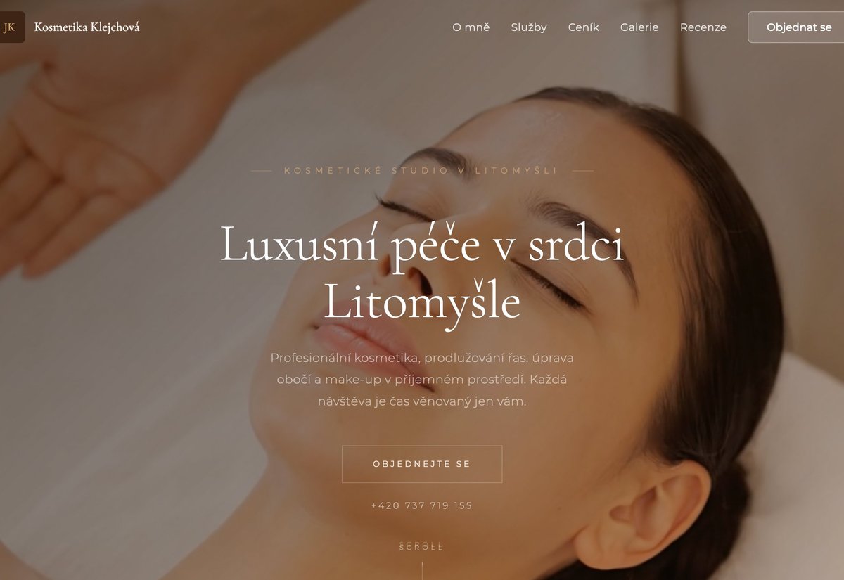Kosmetika Klejchová, kosmetické studio v Litomyšli