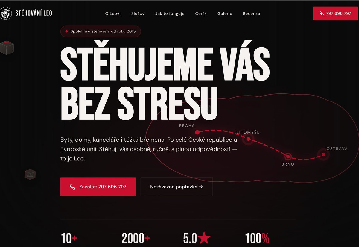 Stěhování Leo, profesionální stěhování po celé ČR a EU